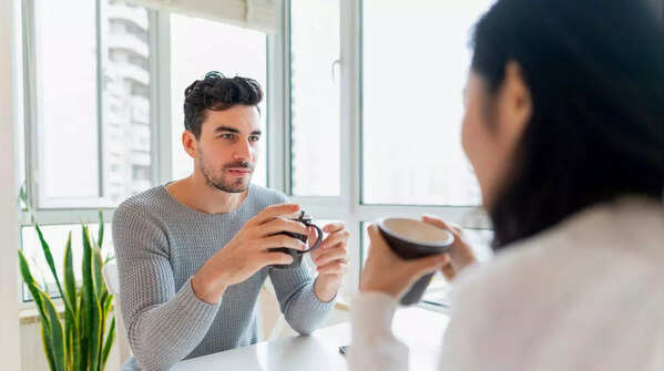 Maintaining eye contact is a sign of confidence.